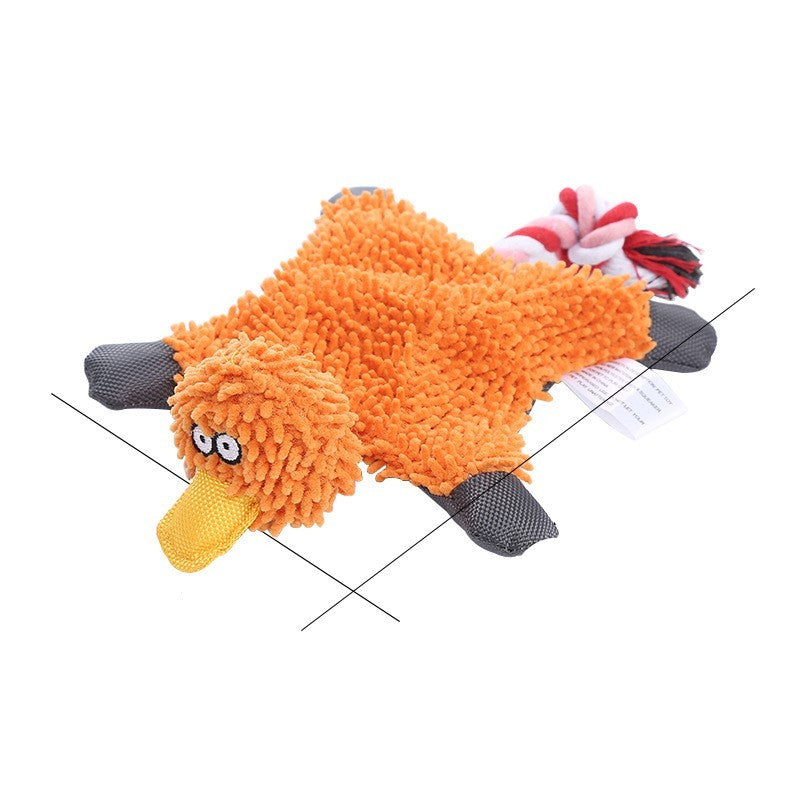 Pet Toy Donkey Shape Corduroy Chew Toy For Dogs and Puppy