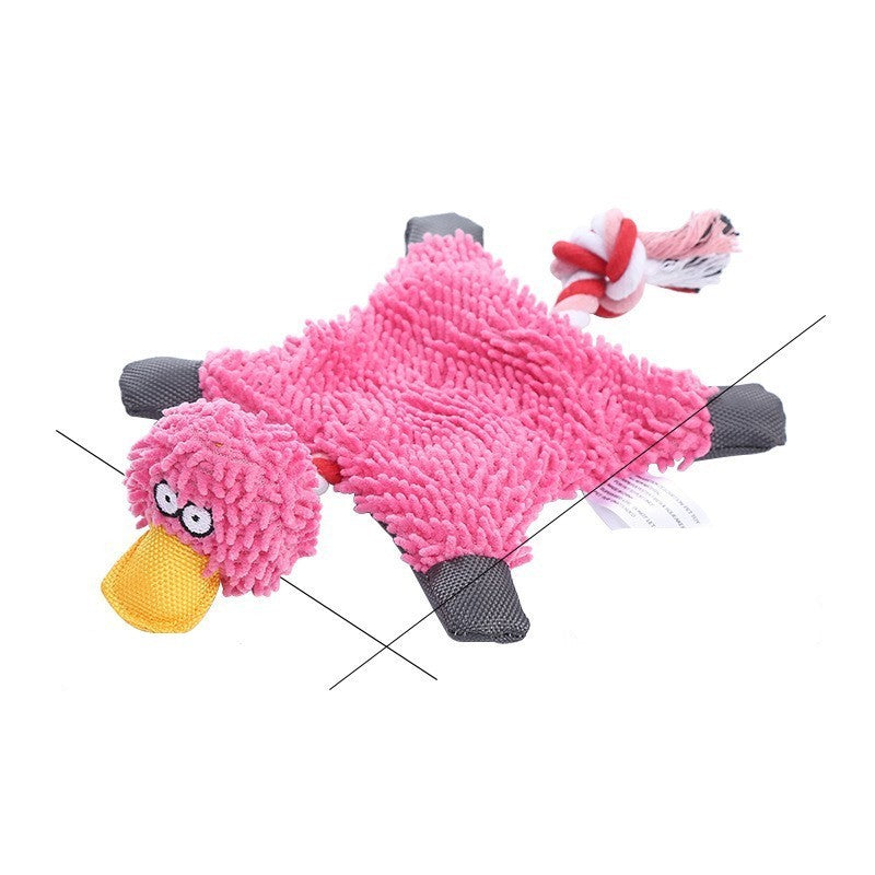 Pet Toy Donkey Shape Corduroy Chew Toy For Dogs and Puppy